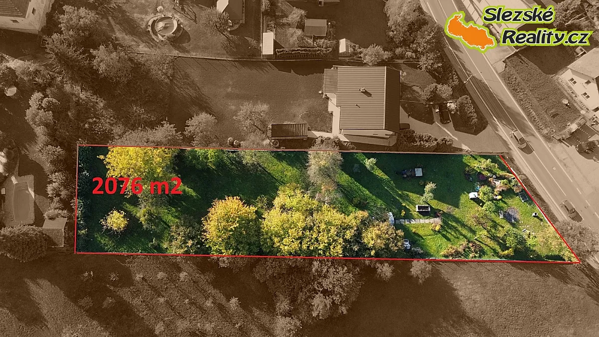 Prodej stavebního pozemku 2076 m²